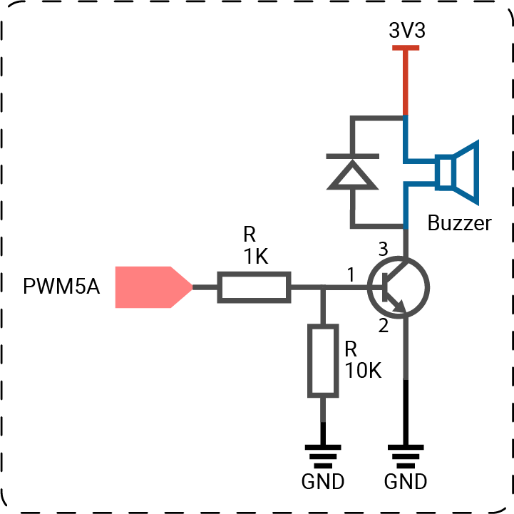 Buzzer circuit diagram